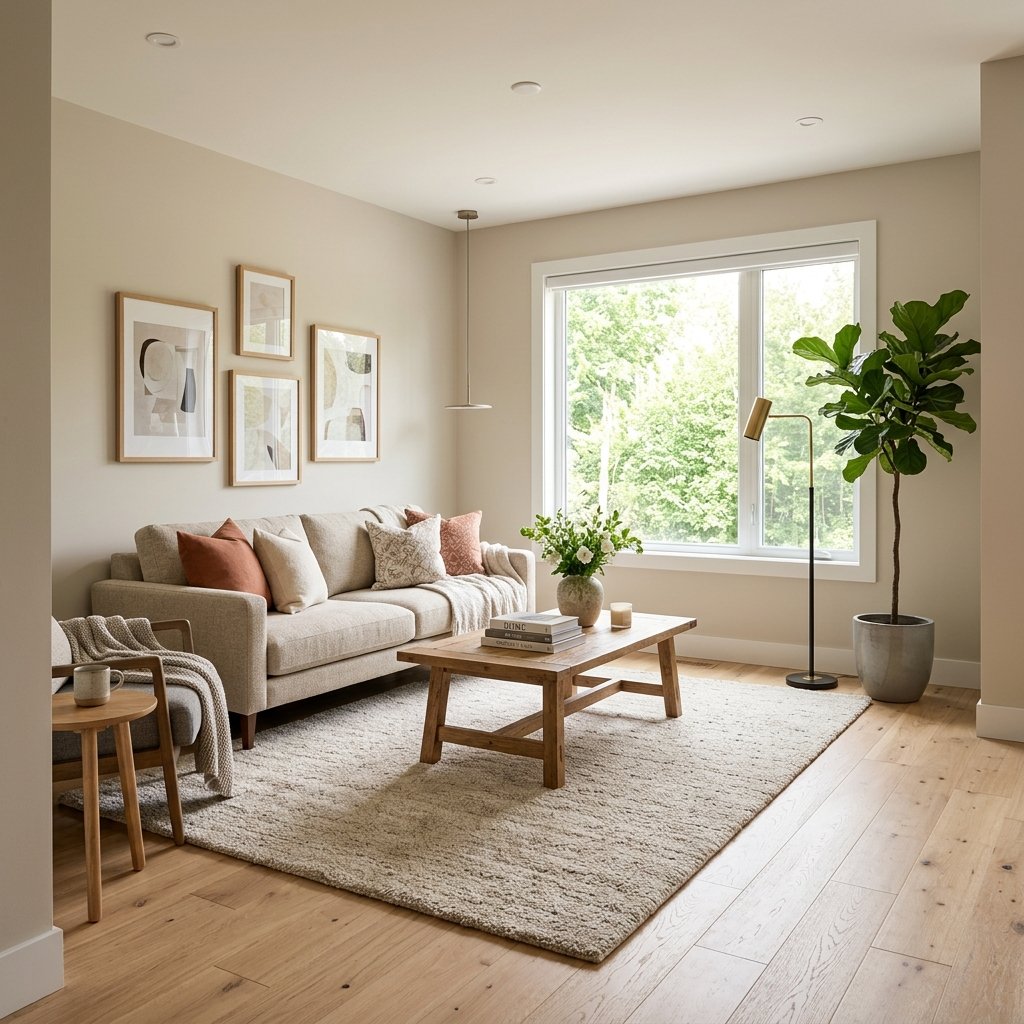After staging - beautifully furnished